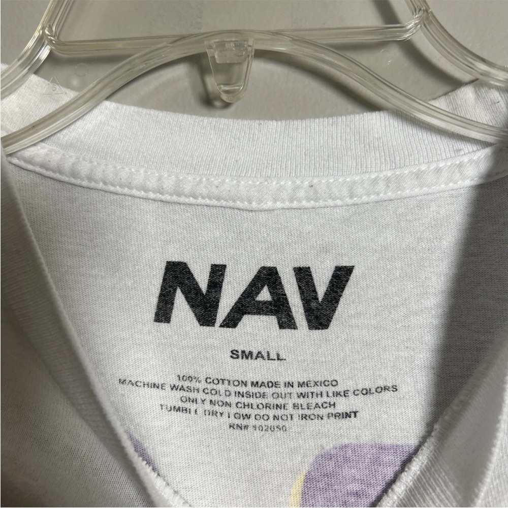 VLONE X Nav T-Shirt Men’s Small Good Intentions Dove White 100% Cotton Rap Album - Picture 4 of 10